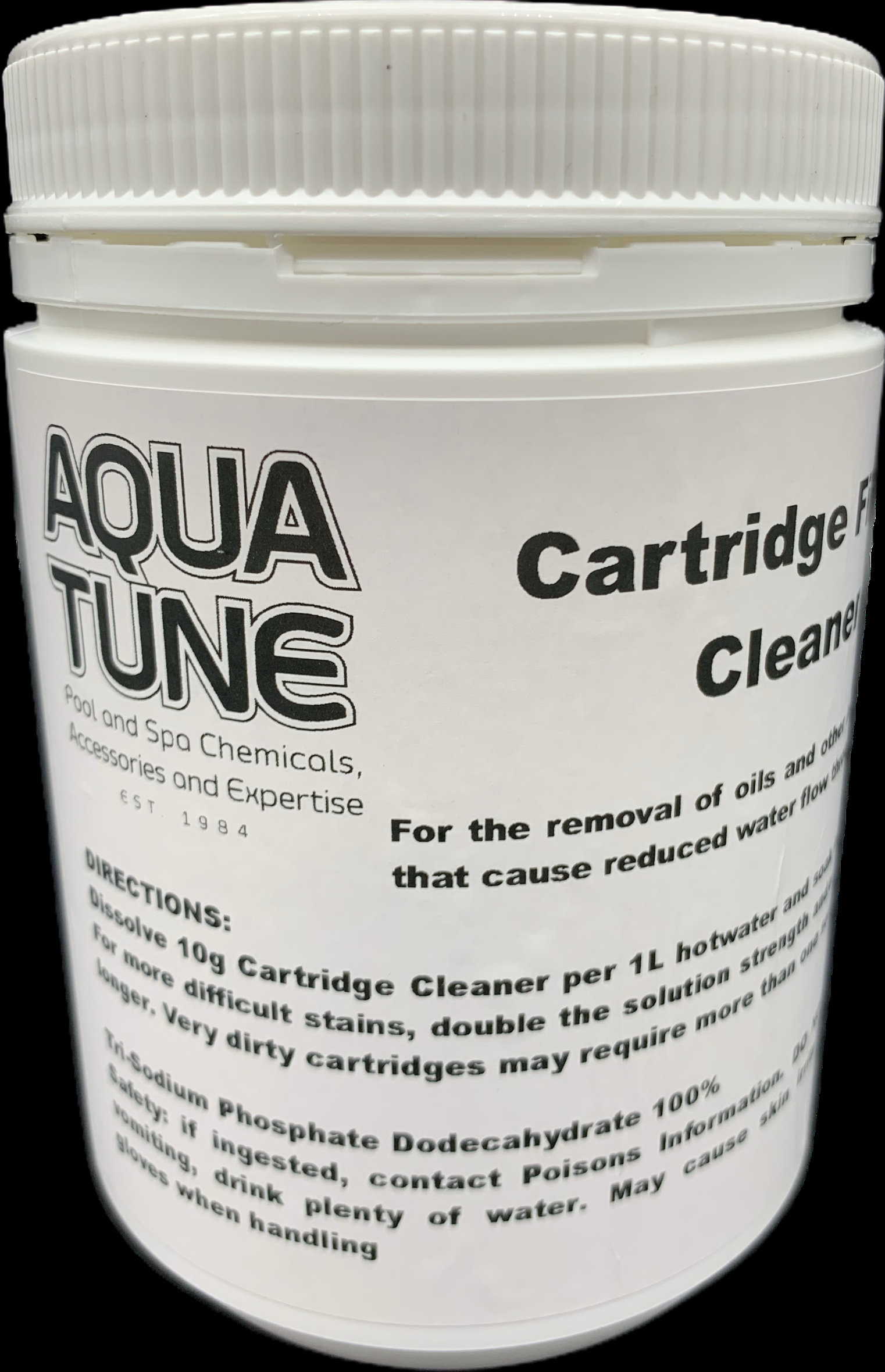 Aquatune Spa and Pool Cartridge Filter Cleaner (CFC) - 3 pack sizes