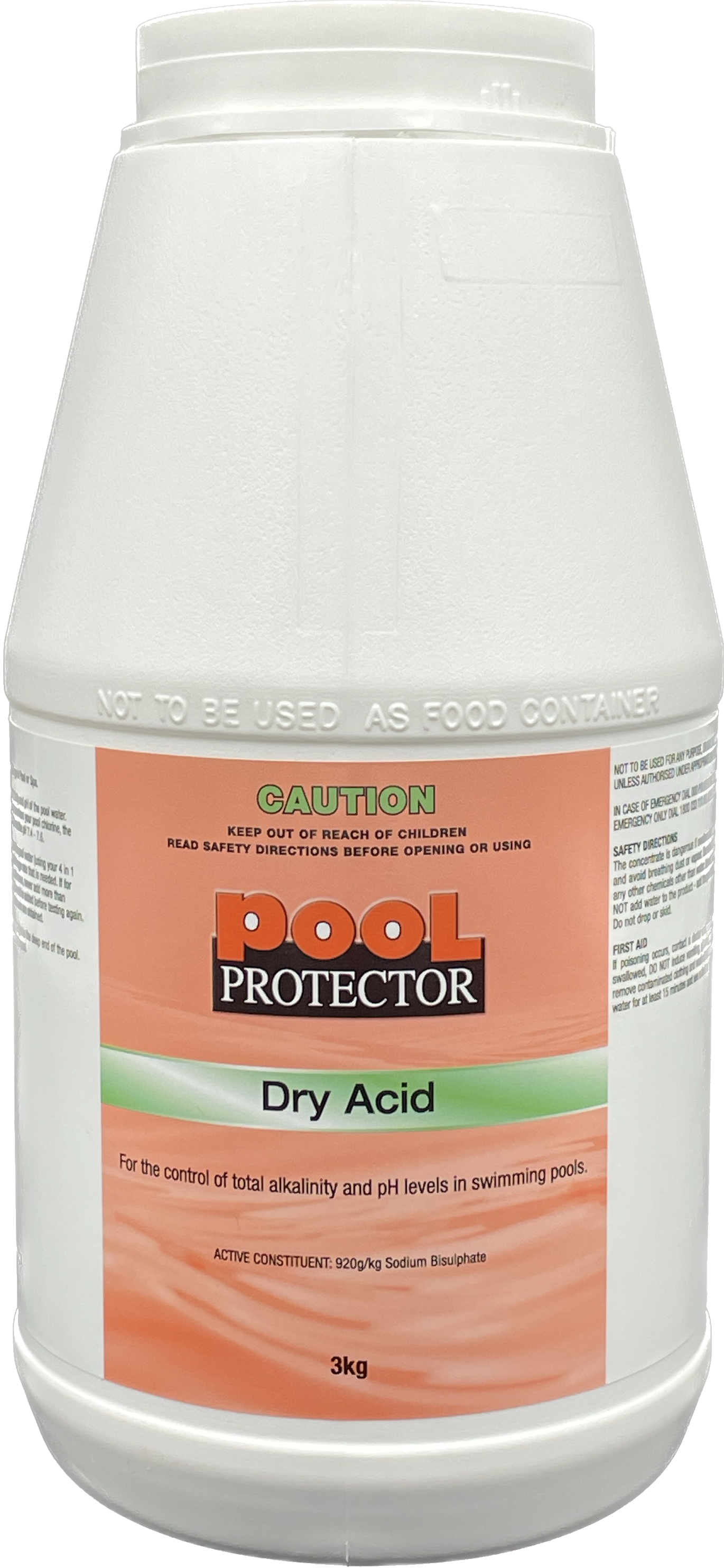 Pool Protector 3Kg Dry Acid - pH Down