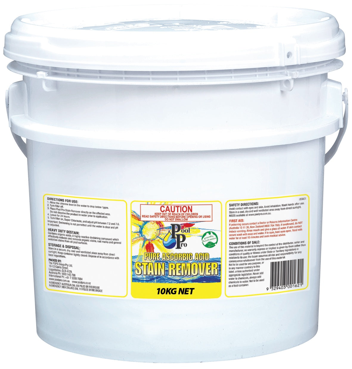 Ascorbic Acid Stain Remover 10kg - SRA10