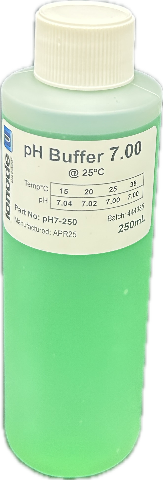 Ionode Calibration Fluid pH 7.0 (eg for probe calibration Chemigem, Rolachem etc) 250ml - PH7250