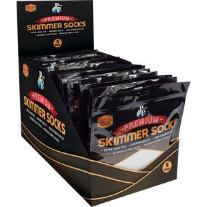 Extra Large Premium Skimmer Socks - 20pkts of 5 in Display Carton