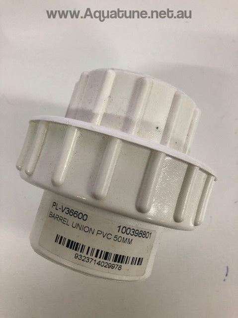 Barrel Union PVC 50mm-Spare Parts-Aquatune