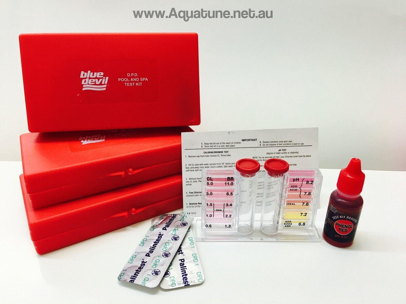 Blue Devil 2 in 1 Pool Test kit for Chlorine and pH-Testing-Aquatune