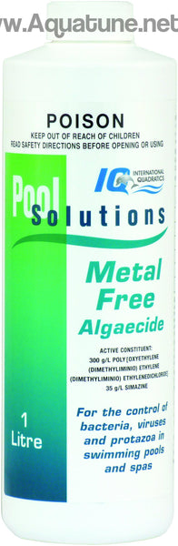 IQ Pool Solutions Metal Free Algaecide, 1L-Chemicals-Aquatune