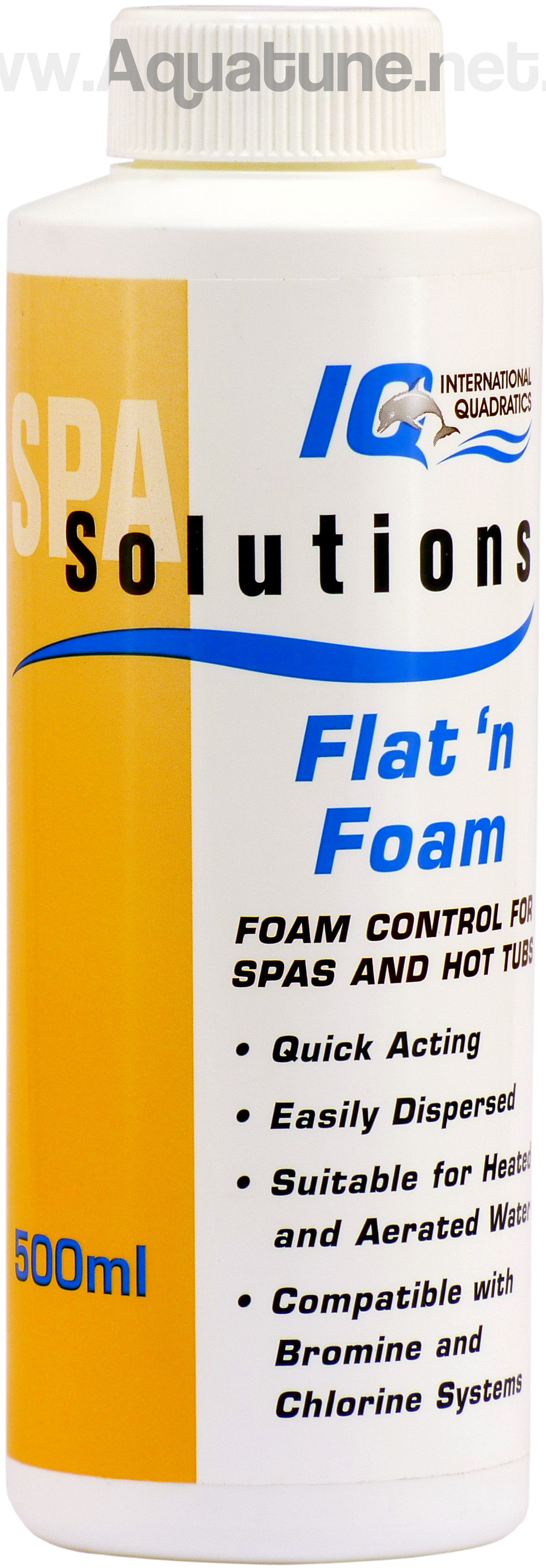 IQ Spa Solutions Flat & Foam 500ml-Chemicals-Aquatune