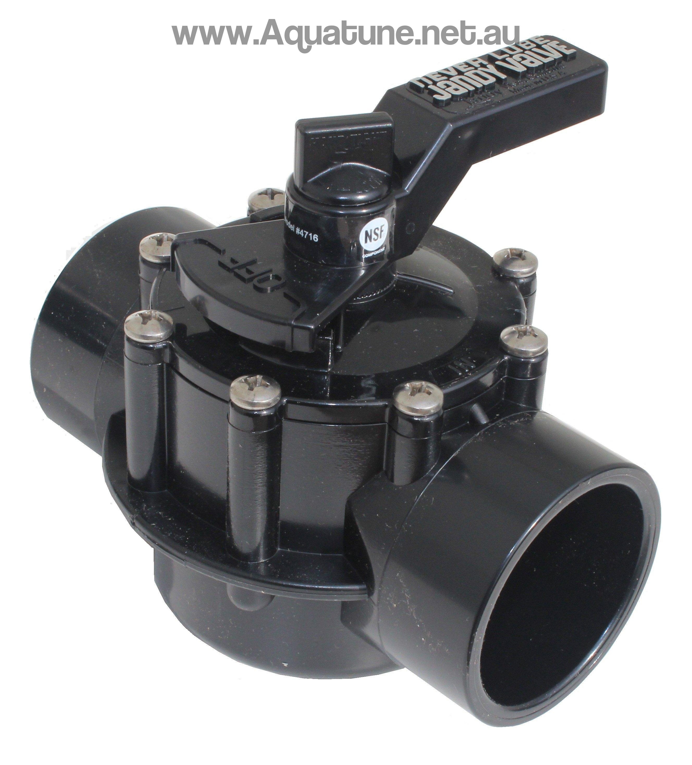 Jandy 40mm 2 way valve W4724-Spare Parts-Aquatune