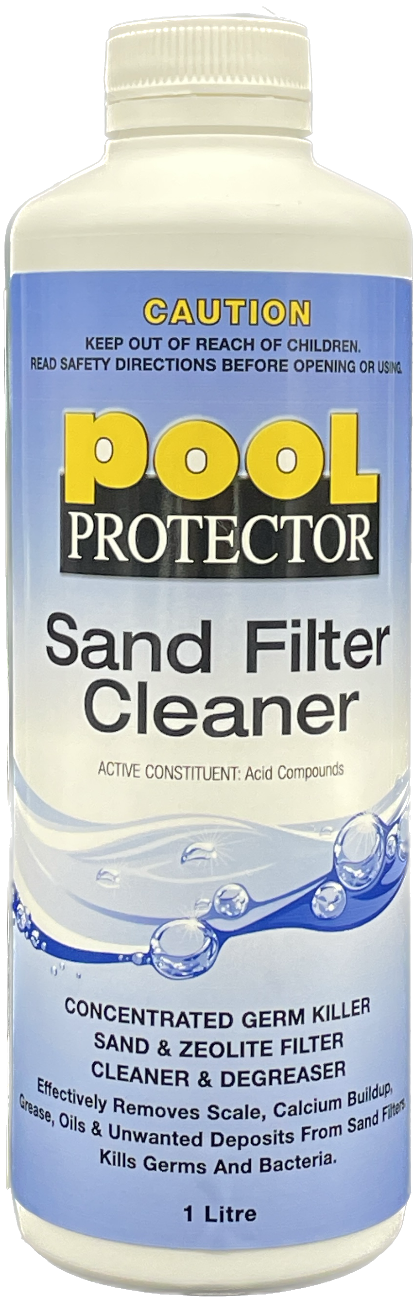 Pool Protector 1 Litre Sand Filter Cleaner and Degreaser
