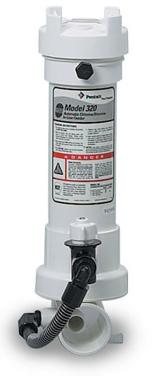 Pentair Rainbow RB320 Inline Chlorine & Bromine Feeder 320 - 10041