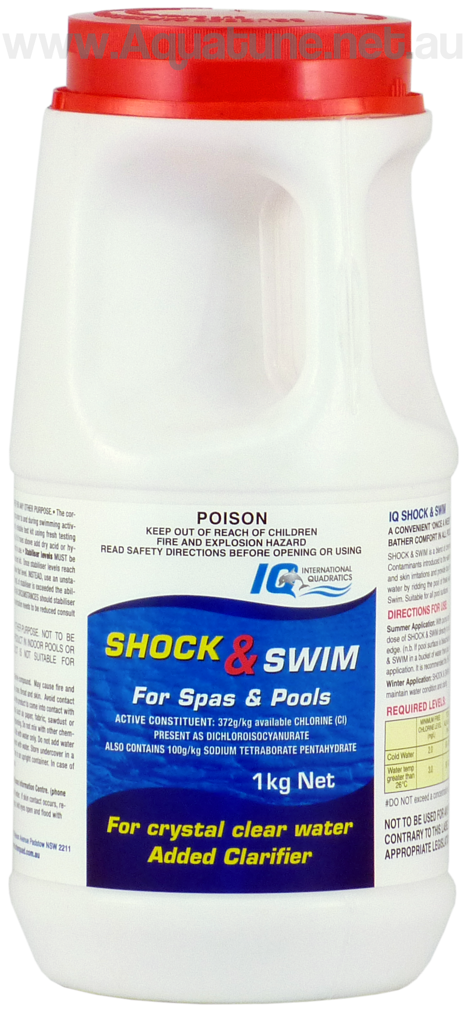 Shock and Swim - Pool Shock - 4 pack sizes available-Chemicals-Aquatune