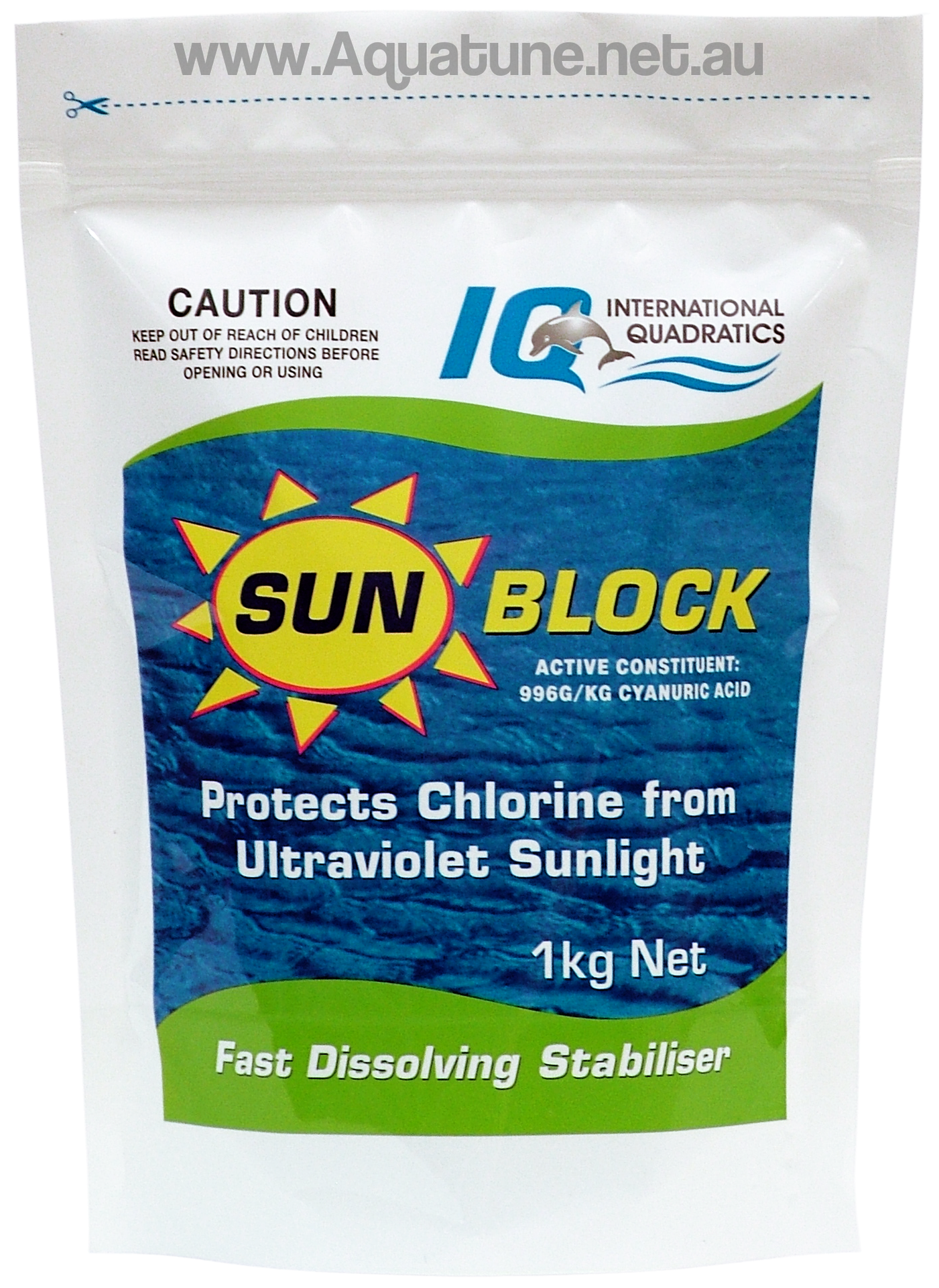 Sunblock Fast Dissolving Stabiliser - Cyanuric Acid-Chemicals-Aquatune