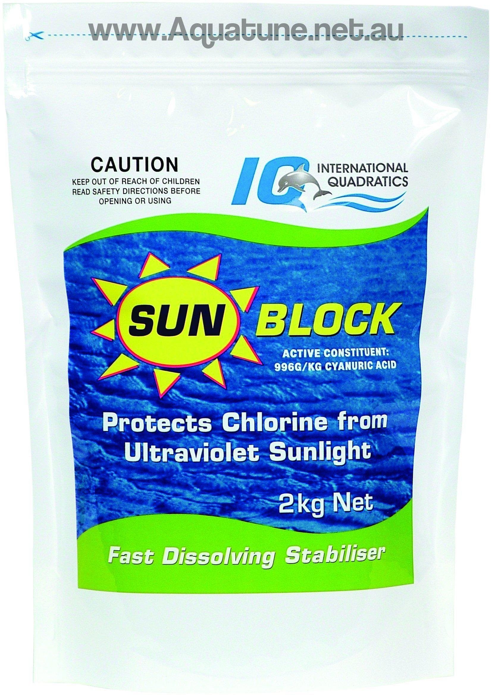 Sunblock Fast Dissolving Stabiliser - Cyanuric Acid-Chemicals-Aquatune