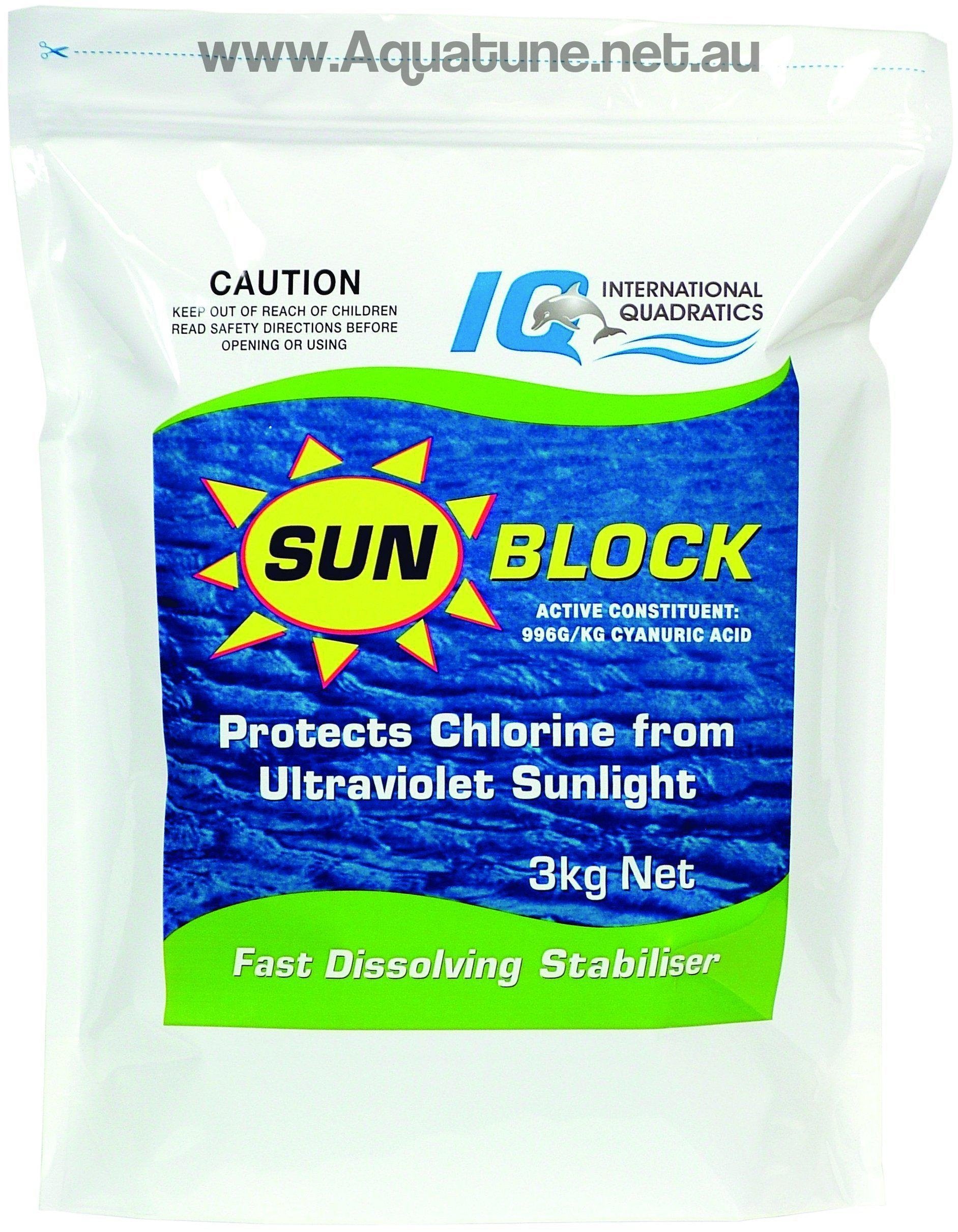 Sunblock Fast Dissolving Stabiliser - Cyanuric Acid-Chemicals-Aquatune