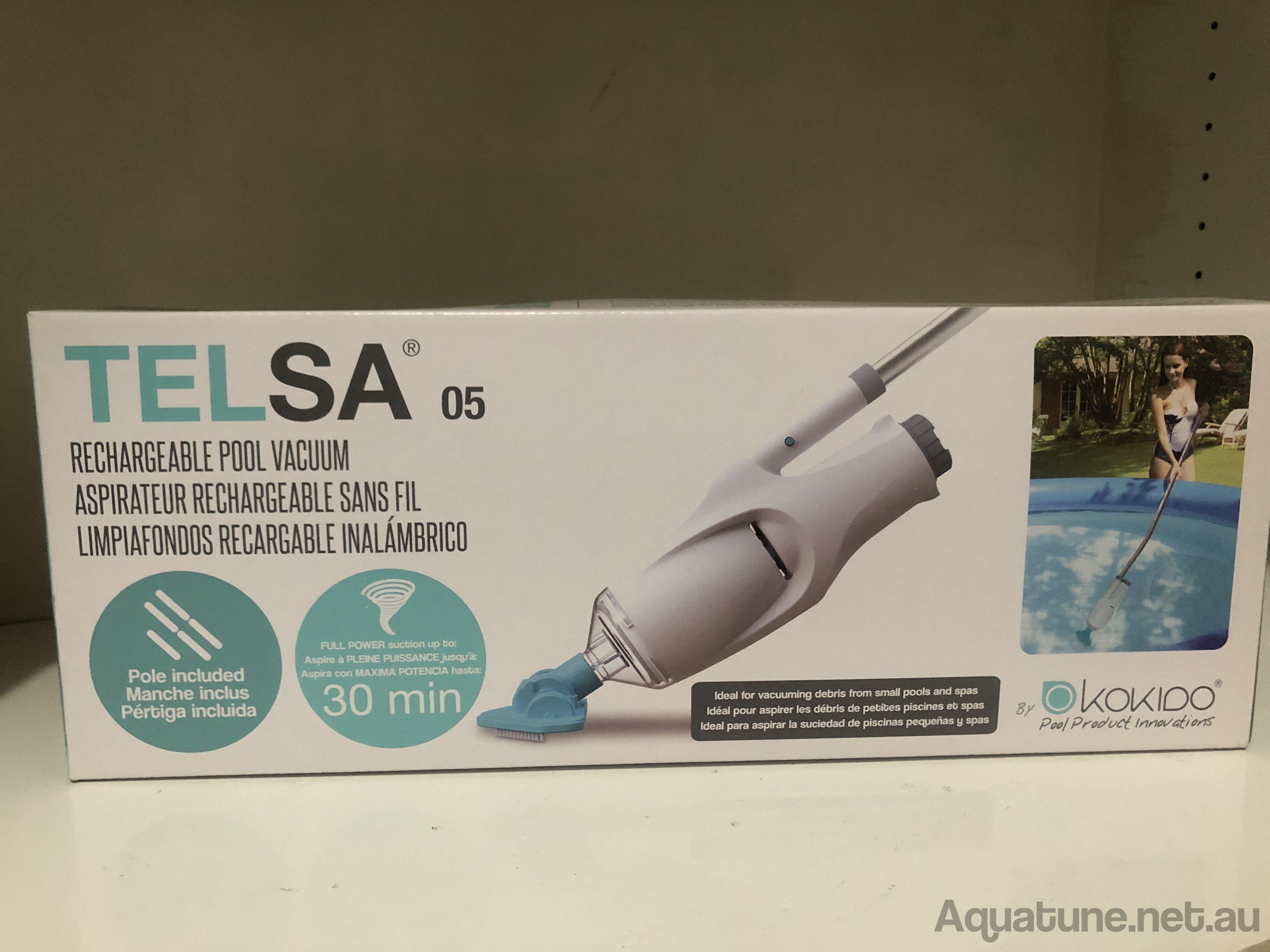 Telsa 5 Rechargeable Spa Vacuum EV05CBX by Kokido-Equipment-Aquatune