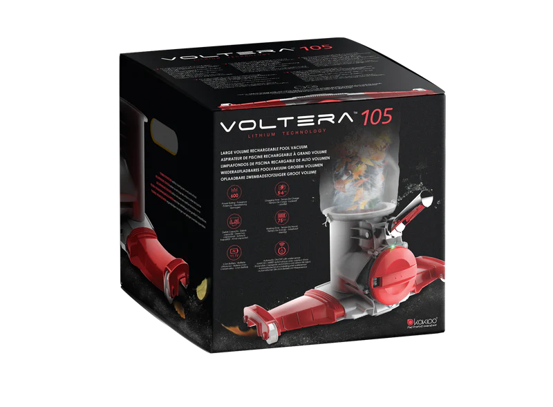 Kokido Voltera 105 Rechargeable Pool Vacuum - ACKVOLT105