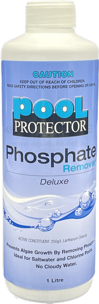 Pool Protector 1 Litre "The Strongest" Phosphate Remover (250g/L Lanthanum Chloride) (12)