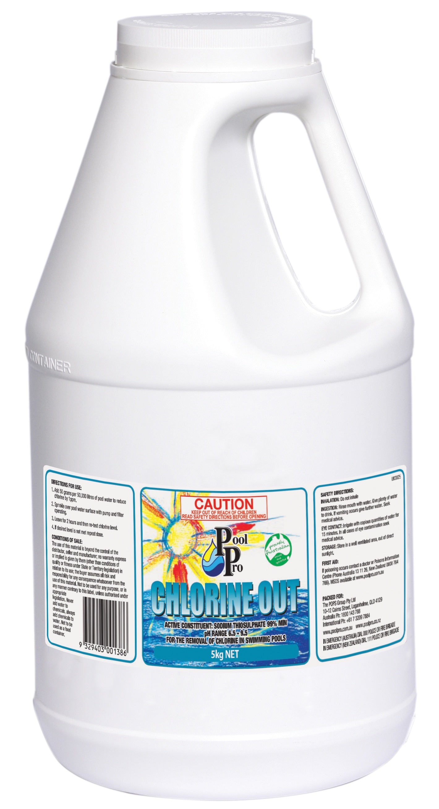 Chlorine Out / remover / Thiosulphate 5kg - CO05