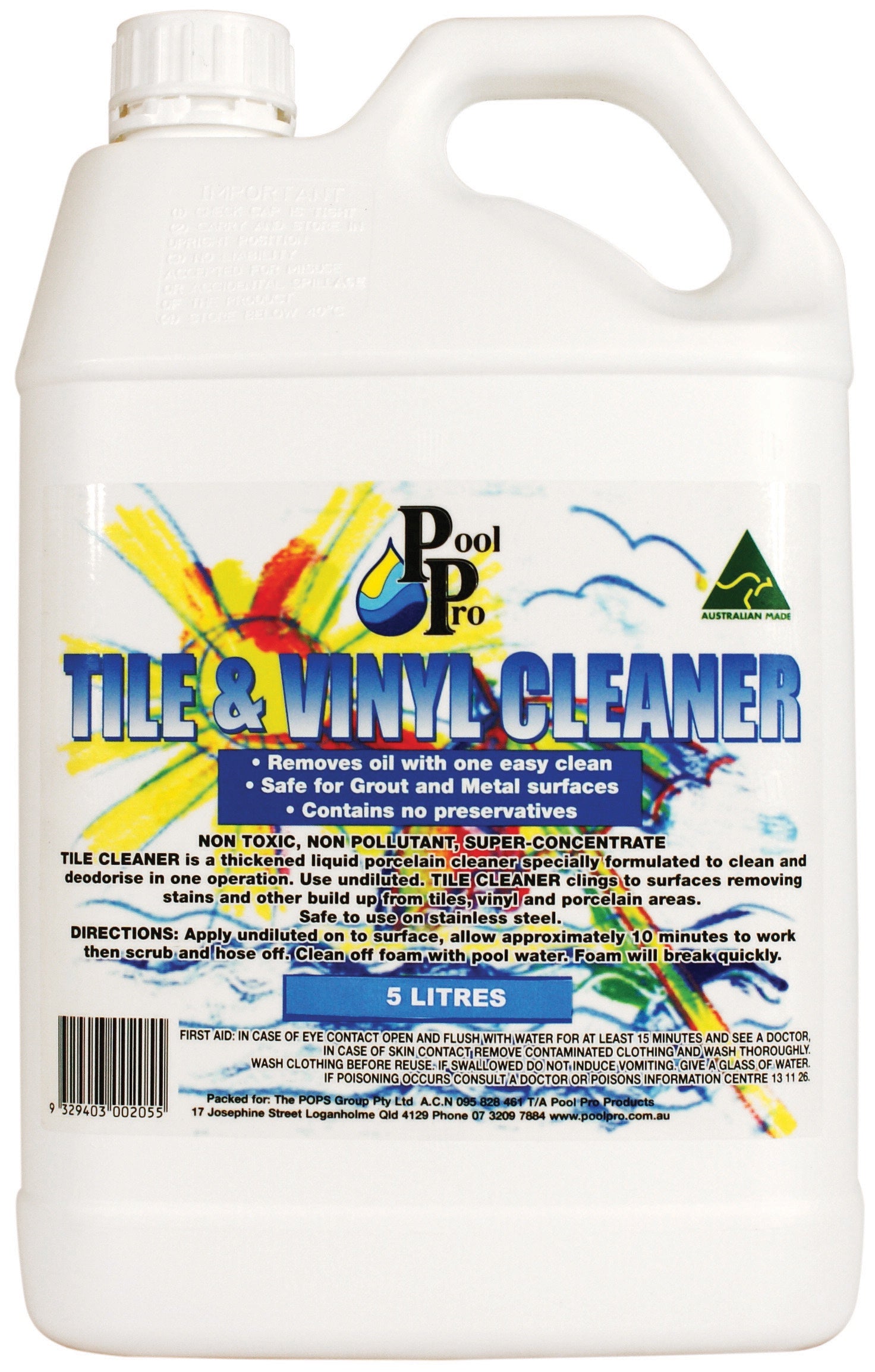 Tile & Vinyl Cleaner 5L - TV05