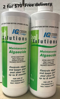 2 x IQ Pool Solutions Maintenance Algaecide 1L-Chemicals-Aquatune