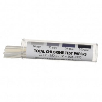 High Range Chlorine Test Papers (100/vial), 10ppm-200ppm LaMotte - 4250BJ100/A1