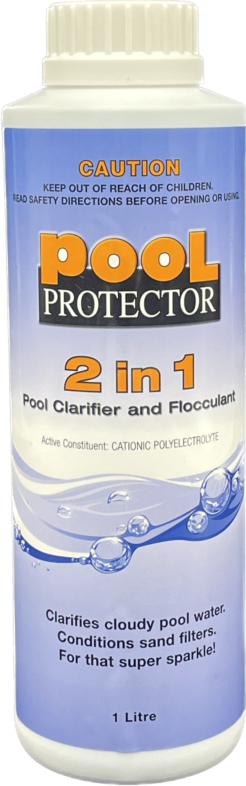 Pool Protector 1 Litre 2 in 1 Pool Clarifier and Flocculant