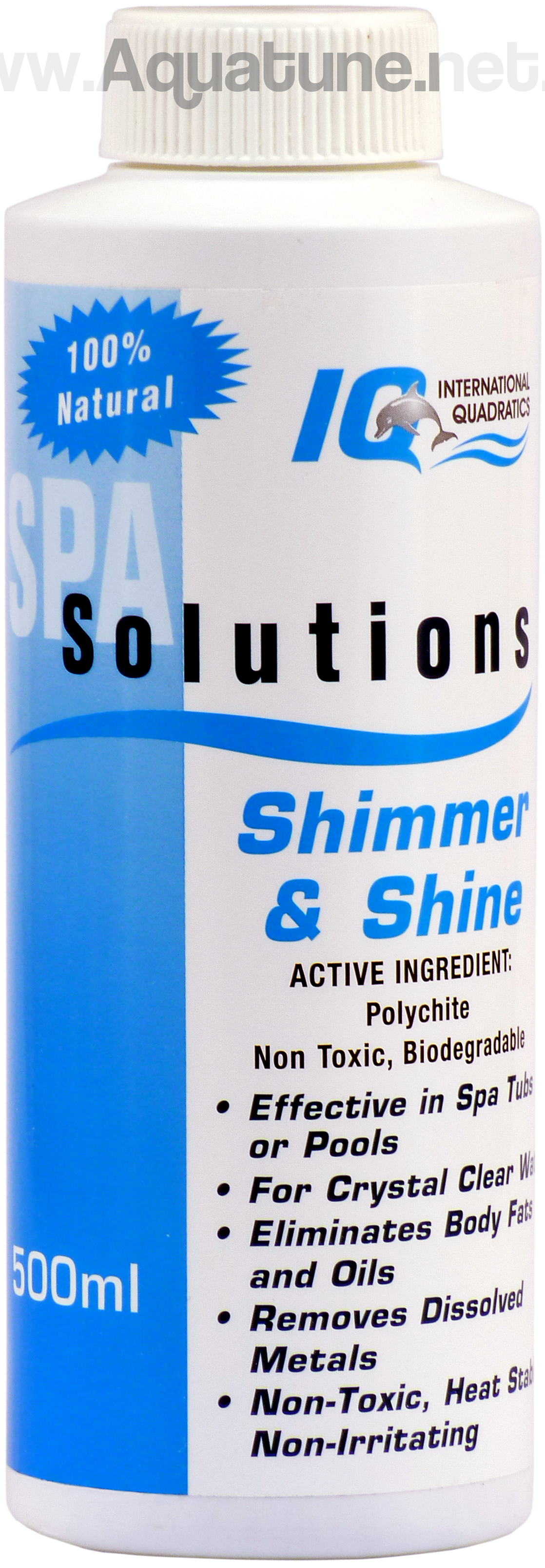 IQ Spa Solutions Shimmer & Shine, 500ML-Chemicals-Aquatune