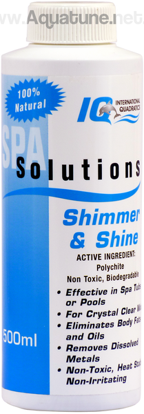 IQ Spa Solutions Shimmer & Shine, 500ML-Chemicals-Aquatune