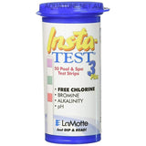InstaTest 3in1 Pool and Spa Test Strips 50 Strips-Testing-Aquatune