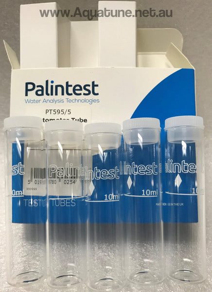 Palintest Photometer (tall) Test Tube, Glass 10ml (Pack of 5)-Testing-Aquatune